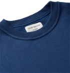 Oliver Spencer Loungewear - Harris Organic Fleece-Back Cotton-Jersey Sweatshirt - Blue