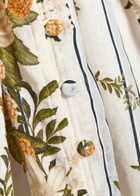 Agua BY Agua Bendita Frambuesa Floral-print Linen Maxi Dress Multicoloured