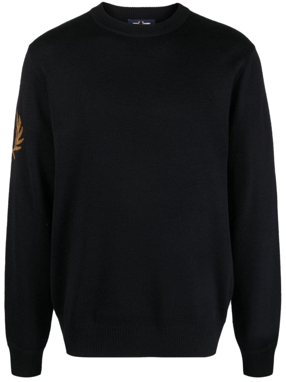 FRED PERRY - Logo Wool Blend Jumper Fred Perry