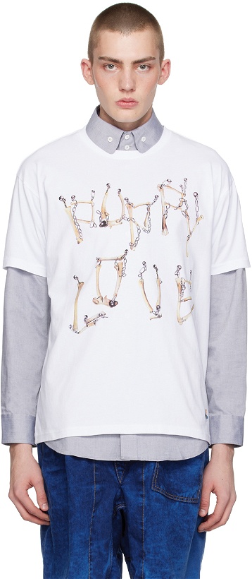 Photo: Vivienne Westwood White 'Bones 'N Chain' T-Shirt