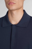 Lanvin Polo In Blue Cotton
