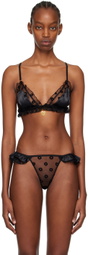Le Petit Trou Black Triangle Bra