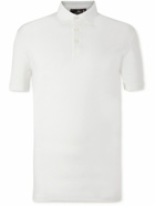 RLX Ralph Lauren - Logo-Print Stretch Recycled-Shell Golf Polo Shirt - White