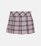 Giuseppe di Morabito Checked wool miniskirt