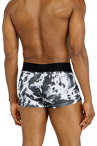 Diesel 3-pack of stretch cotton trunks with print - Trunks Mens in Black