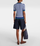 Polo Ralph Lauren Striped cable-knit cotton cardigan