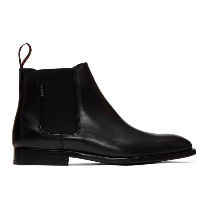 Photo: PS by Paul Smith Black Gerard Chelsea Boots