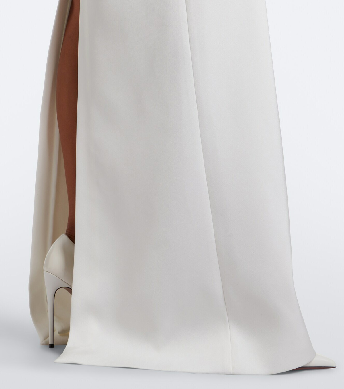 David Koma Strapless bustier gown