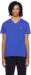 Lacoste Blue V-Neck T-Shirt