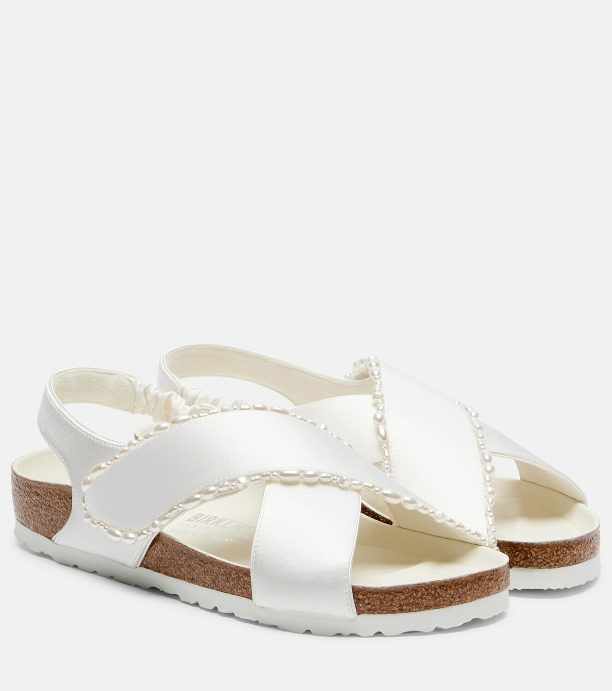 Birkenstock 1774 x Danielle Frankel Tulum embellished satin sandals