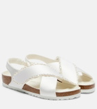 Birkenstock 1774 x Danielle Frankel Tulum embellished satin sandals