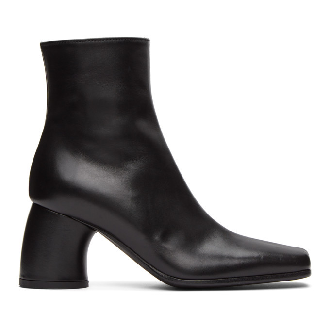 Ann Demeulemeester Black Lavato Heel Boots Ann Demeulemeester