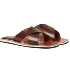 Berluti - Elio Patmos Leather Sandals - Men - Brown