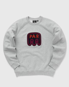 By Parra Fast Food Logo Crew Neck Sweatshirt Grey - Mens - Sweatshirts