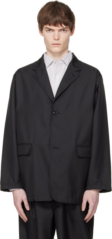 Photo: nanamica Black Polyester Twill Club Blazer