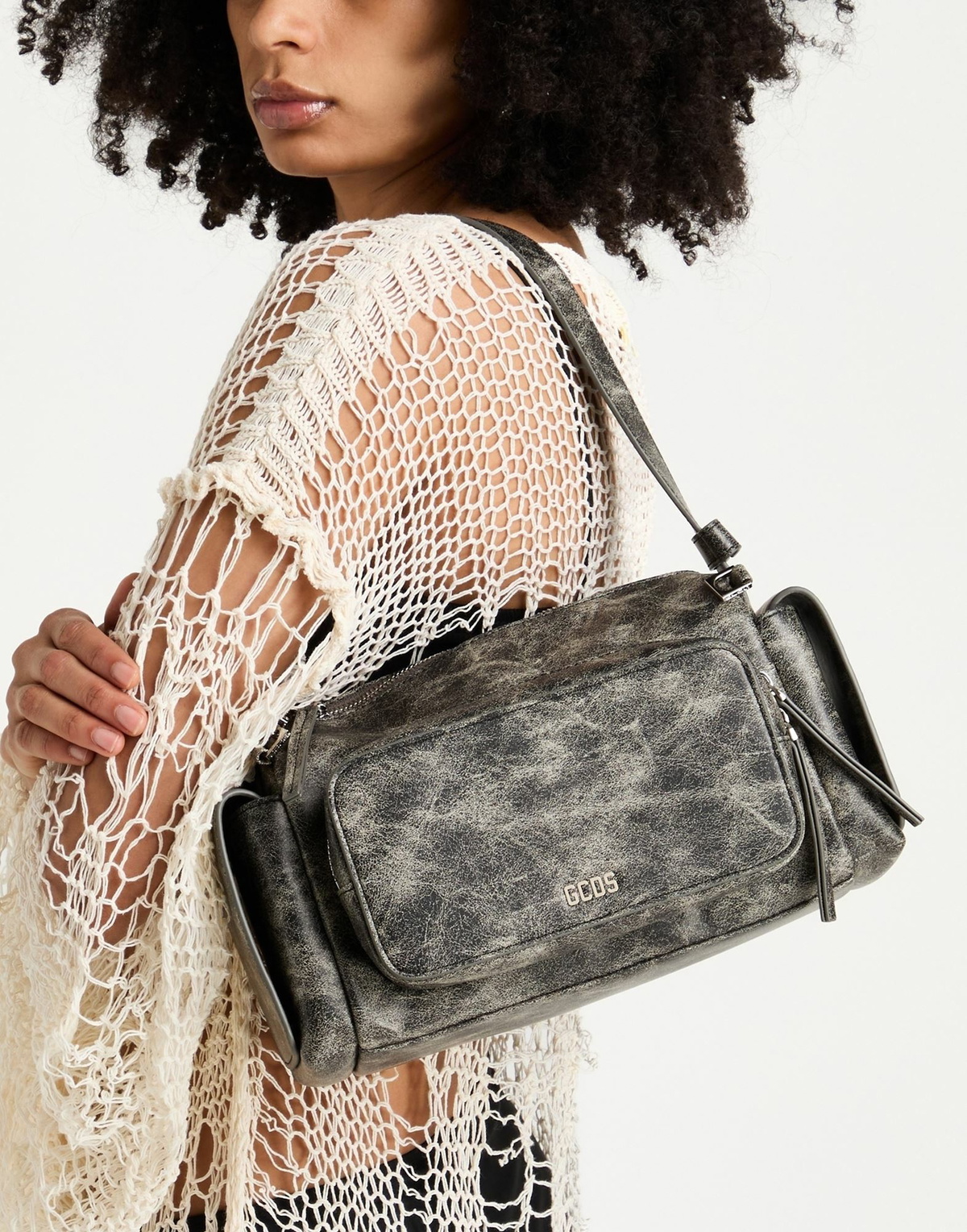 Gcds Womens Shoulder bag Charcoal