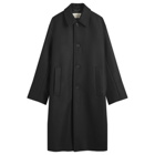 Dries Van Noten Men's Rank Wool Coat in Black