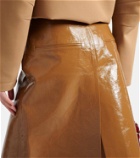 Gucci Leather pencil skirt