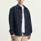 Casablanca Men's Raw Denim Shirt in Indigo