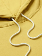 Nike - Logo-Embroidered Cotton-Blend Jersey Hoodie - Yellow