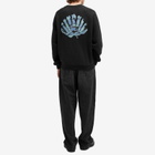 New Amsterdam Surf Association Men's New Amsterdam Aquarelle Crew Sweatshirt in Black