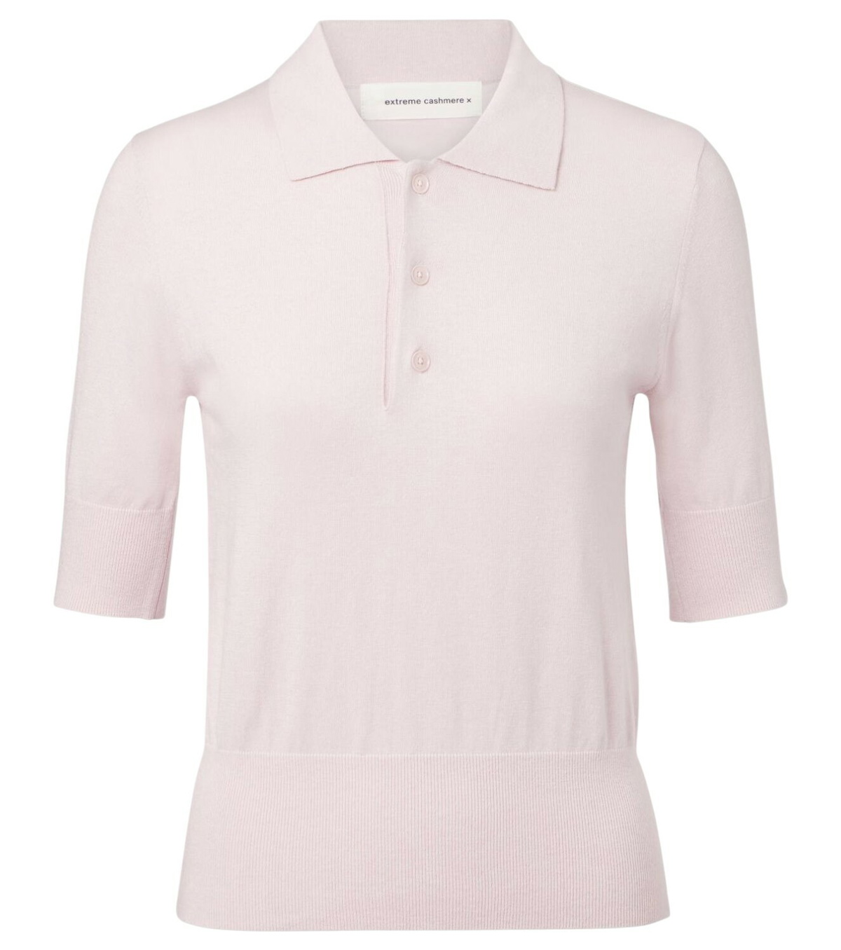 【Extreme Cashmere】 N°351 Parkコットンアンドカシミヤポロシ Extreme Cashmere N°351 Park cotton and cashmere polo shirt