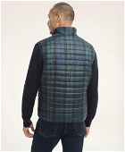 Brooks Brothers Men's Reversible Puffer Vest | Navy/Green
