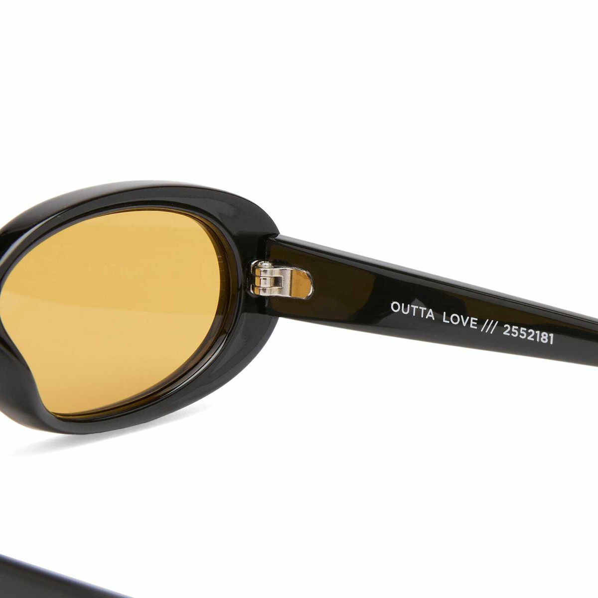 Le Specs Women's Outta Love Sunglasses in Black/Mustard Mono 