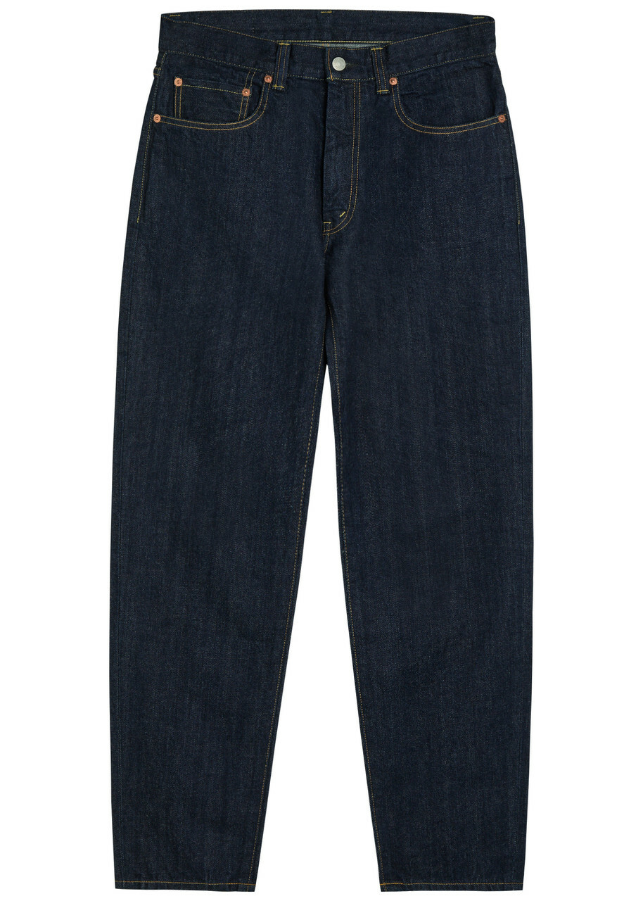 Blue Blue Relaxed Tapered-leg Jeans Indigo