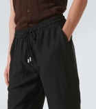 Vilebrequin Pacha linen wide-leg pants