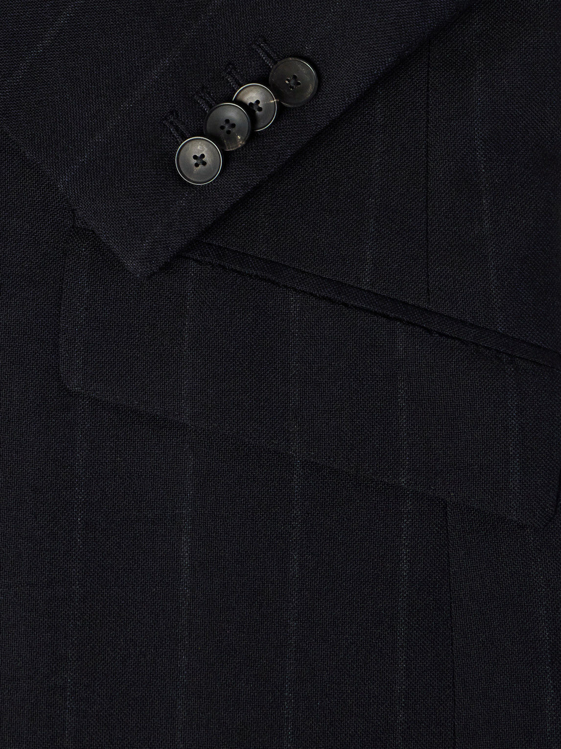 Mr P. - Slim-Fit Pinstriped Wool-Fresco Blazer - Blue