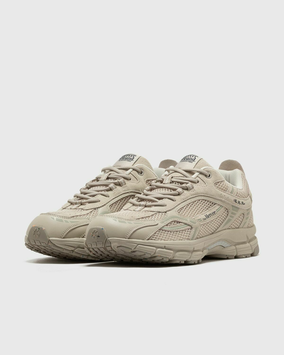 Mercer The Re-Run Suede Beige Mens Lowtop