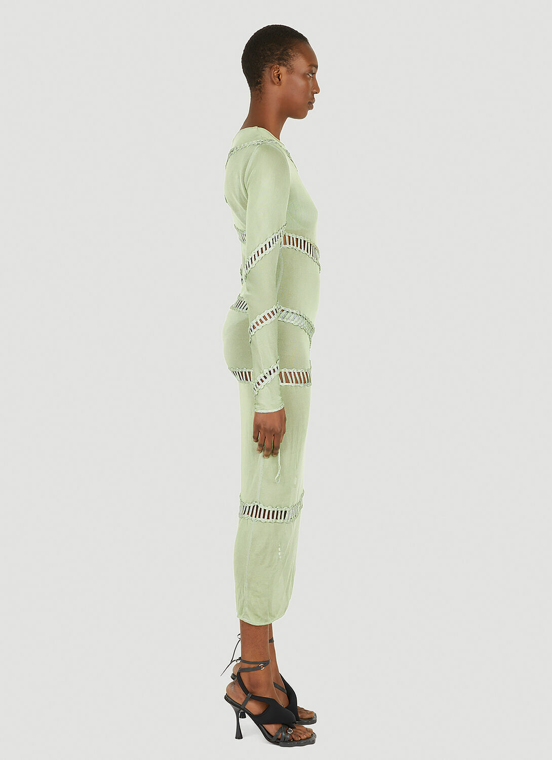 Isa Boulder Puzzle Long Sleeve Dress