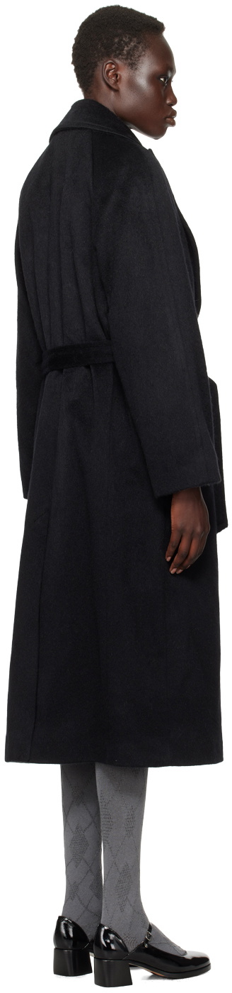 【関税込み】A.P.C. ブラック Floriane コート Black Floriane Coat by A.P.C. on Sale