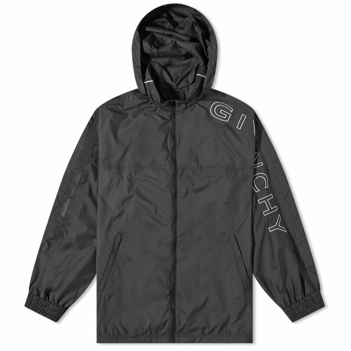 Photo: Givenchy Men's Logo Track Jacket in Black