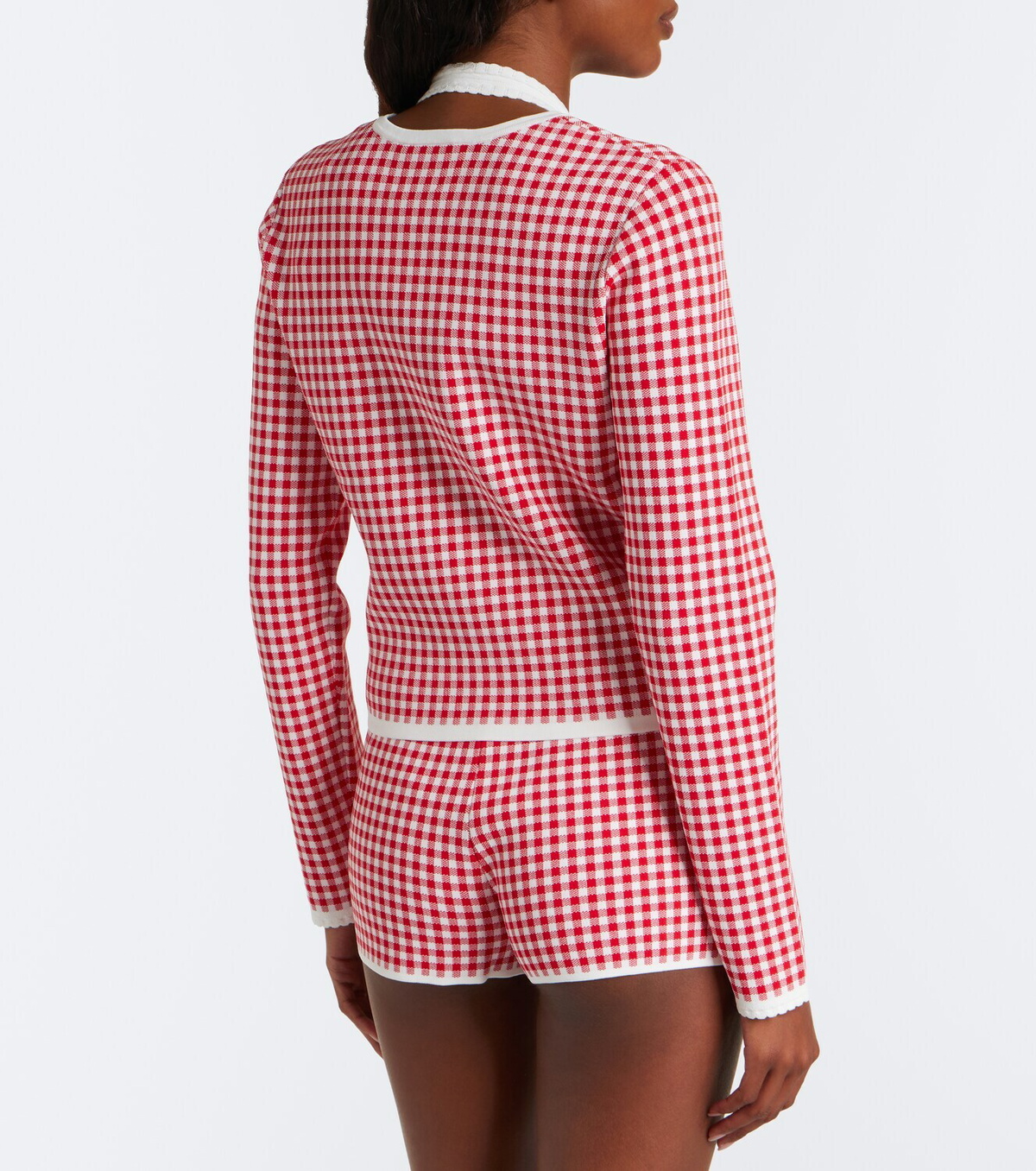 Posse Micah gingham cardigan
