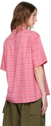 Acne Studios Pink Patch Shirt