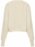 LES TIEN Cropped Cotton Sweatshirt