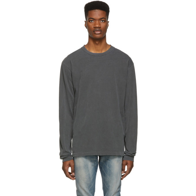 Photo: John Elliott Black Vintage Long Sleeve T-Shirt