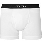 TOM FORD - Stretch-Cotton Boxer Briefs - White