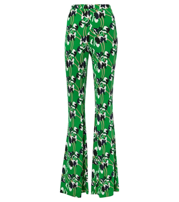 Photo: Diane von Furstenberg Brooklyn printed flared pants