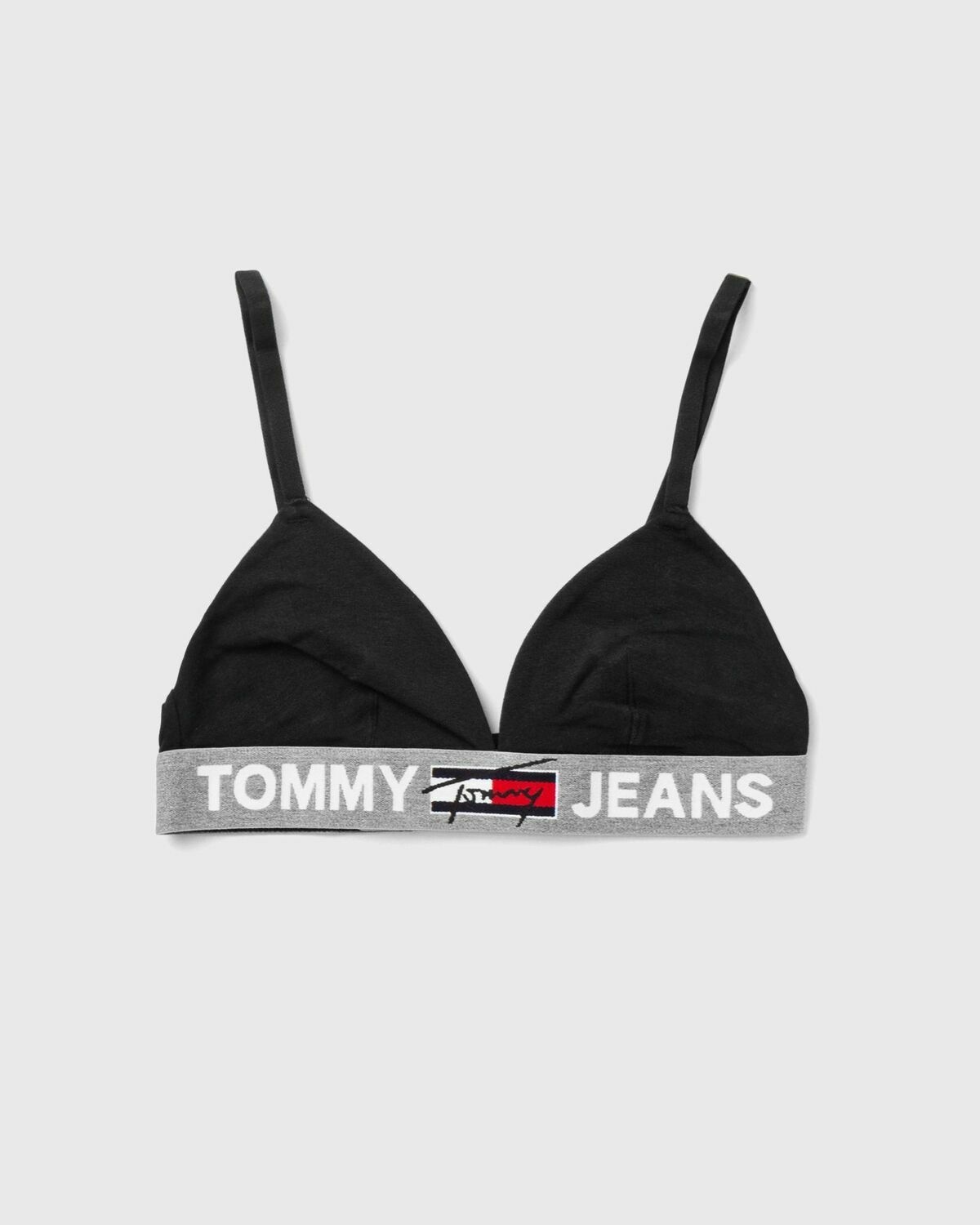 Tommy Hilfiger Wmns Logo Underband Unlined Triangle Bra Black - Womens - ( Sports ) Bras Tommy Hilfiger
