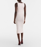 Alaïa Knitted jersey midi dress
