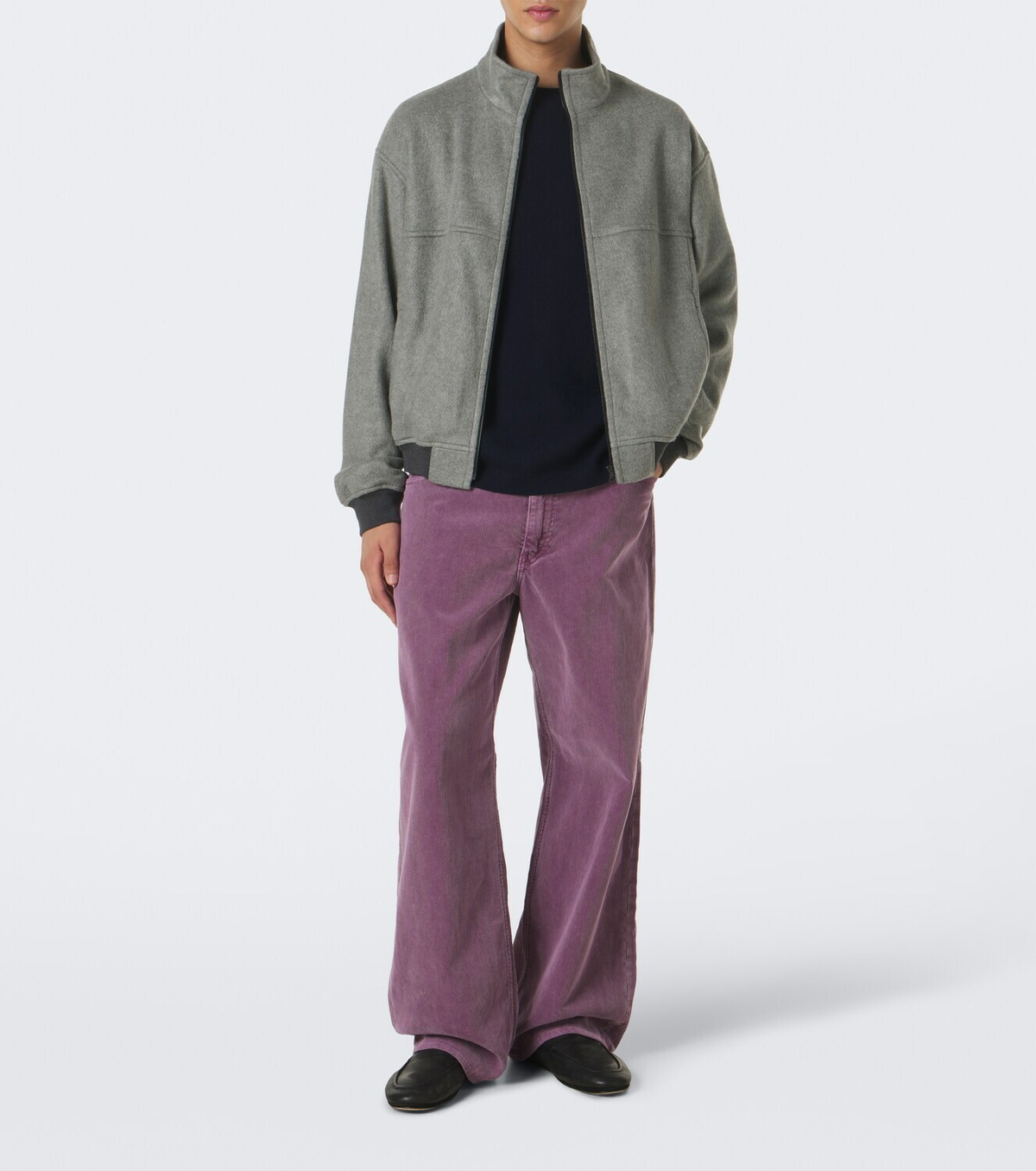 Auralee Cotton corduroy wide-leg pants