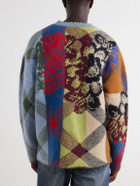 Dries Van Noten - Patchwork Wool-Blend Sweater - Multi
