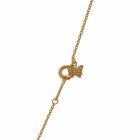 Needles Men's Gold Plated Pendant Necklace in Papillon 