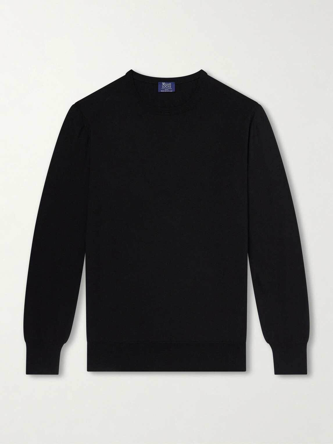 William Lockie - Merino Wool Sweater - Black