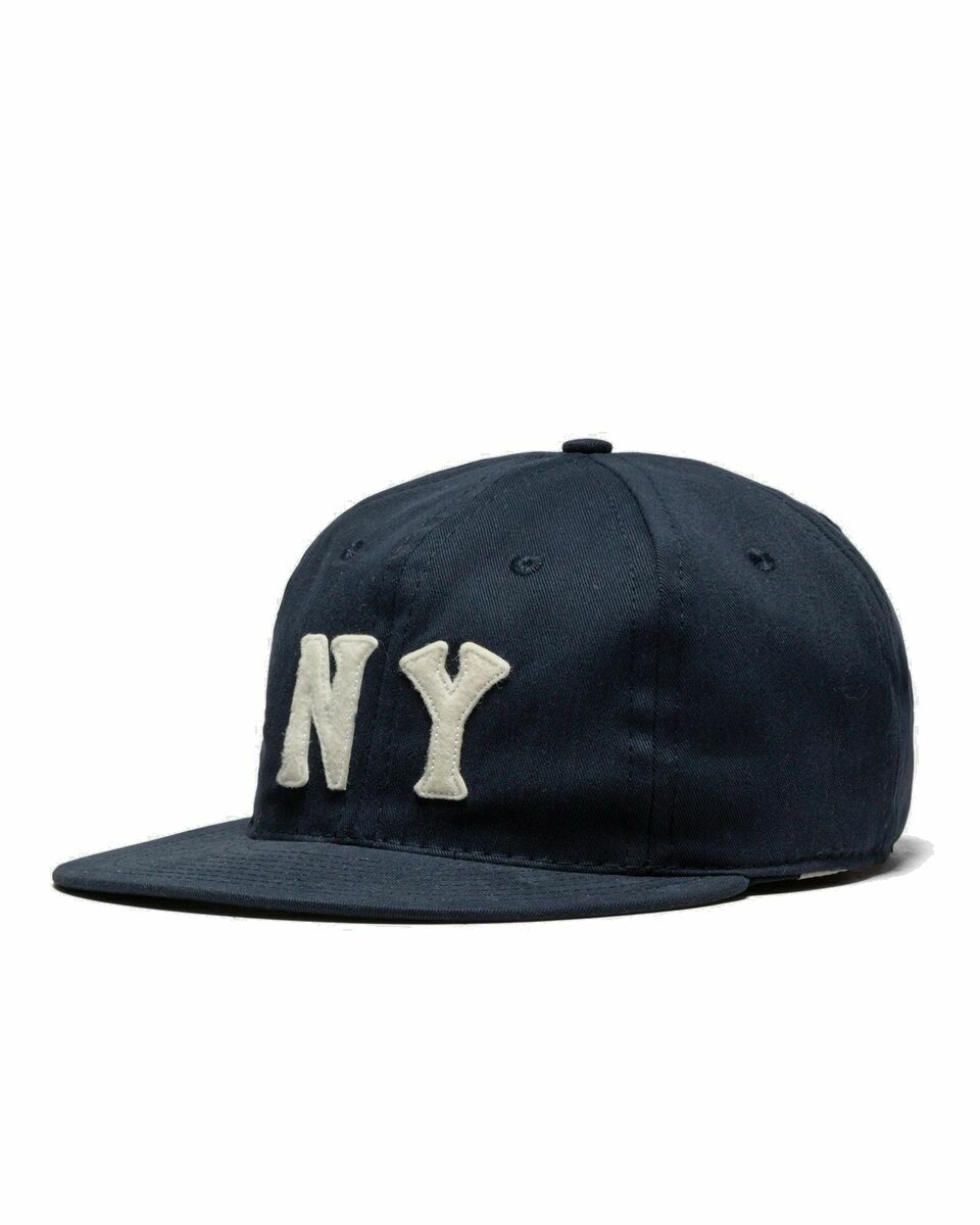 Photo: Ebbets Field Flannels New York Black Yankees 1936 Vintage Ballcap Blue - Mens - Caps