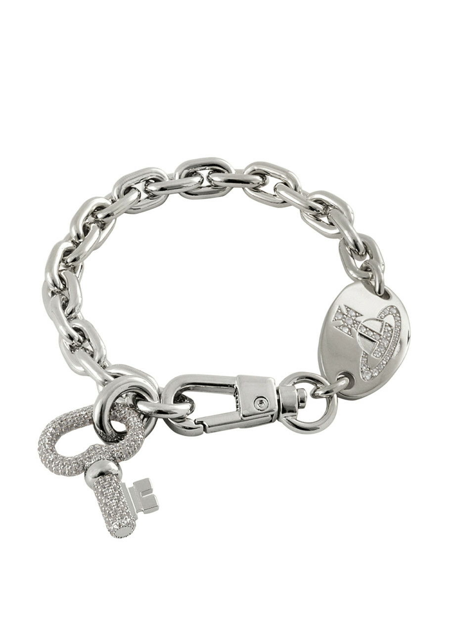 Vivienne Westwood Ovidia Silver-plated Bracelet - One Size