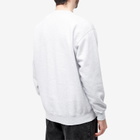 Reception Men's Flowers Club Crew Sweatshirt in Athletic Grey